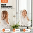 thumbnail image 2 of VEVOR Square Wall Mounted Mirror 28" x 60" Mirror with Aluminium Alloy Frame, 2 of 9