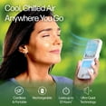 thumbnail image 2 of Arctic Air Pocket Portable Personal Mini Air Cooler Cordless Rechargeable 3 Speed Ultra Fine Cooling Mist Fan with Kickstand and Lanyard, 2 of 2