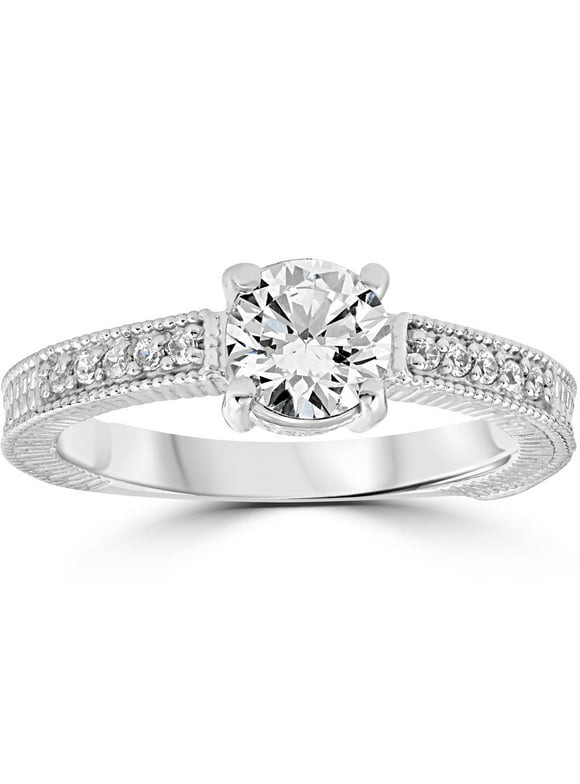 Round Engagement Rings in Engagement Rings