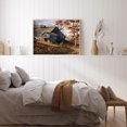 thumbnail image 3 of Cuadros Decorativos 5D DIY Diamond Painting Kits Full Round Drill Autumn House Mosaico Imagen Artesanía Likrtyny embutido en tela, 3 of 9