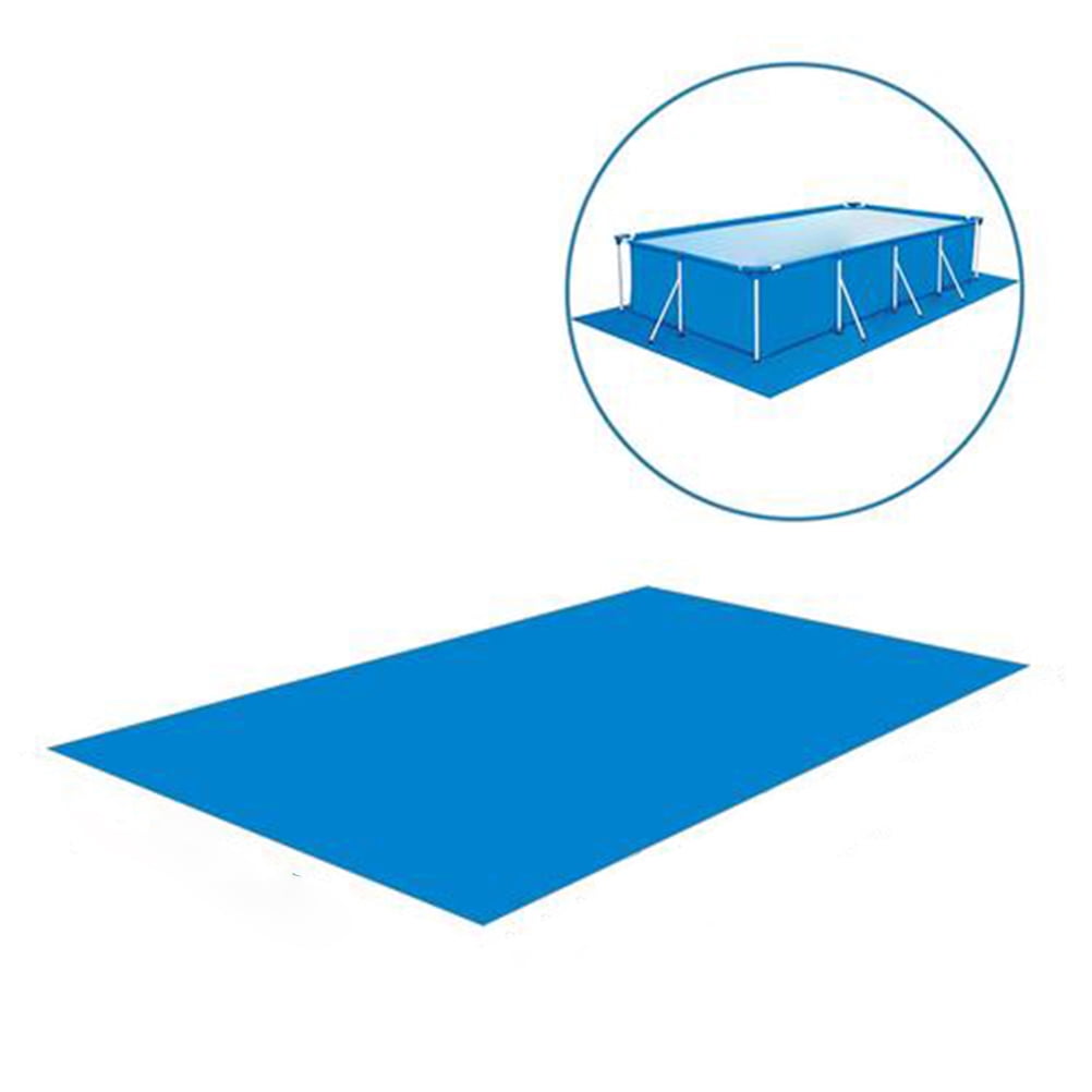 Wateralone Pool Ground Cloth Rectangle Floor Swimming Pool Mat Rectangular Pool Floor Protector Above Ground Pools Mat Safe And Wear-Resistant Pool Mat Inflatable Swimming Pool Mat 