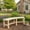 Natural, variant on Outdoor Wooden Curved Backless Porch Bench Rustic Style Cedar/Fir Wood Log Fire Pit Bench for Patio Garden Deck and Backyard, 40"-54.7" W×13" D×16.5" H,
