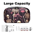 thumbnail image 3 of Skeleton Digital Pouch with Oxford Fabric, Waterproof, Size 5.9x9.44x3.14 in, Cord Organizer, Charger Organizer, Bag Cable Organizer, Electronic Travel Case Organizer, 3 of 6