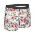 thumbnail image 2 of KLL Rose Flowers Men's Cotton Boxer Briefs Underwear-XX-Large, 2 of 8