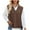 Brown, variant on SwiftWear Oversized Sweater Vest Women V Neck Sleeveless Solid Color Loose Cable Knit Pullover Top Beige L