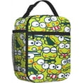 thumbnail image 2 of Keroppi Lunch Bag Insulated Lunch Box With Compartments Waterproof Reusable Tote Bag For Work Hiking Travel One Size, 2 of 8