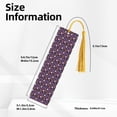 thumbnail image 3 of Kdxio Halloween Sweet Candy Print Metal Tassel Bookmarks,Perfect Gift for Art Lovers and Bookworms Metal Bookmarks for Women, 3 of 8