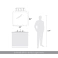 thumbnail image 5 of Golden Lighting Aenon 3-light Vanity in Matte Black, 5 of 5