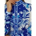 thumbnail image 6 of Printed Long Sleeve Maxi Dress, 6 of 7
