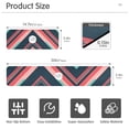 thumbnail image 3 of Yayeee Faucet Mat for Kitchen Sink 30" Diatomite Long Splash Guard Pad, Pink Geometric, 3 of 7