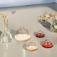 thumbnail image 4 of 5 Pcs Top Knob Glass Dome Cover Glass Dome with Wooden Base Decorative Display Case for DIY Preserved Gift, 4 of 7