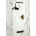thumbnail image 2 of Kingston Brass KB6333PL Demure Single-Handle Pressure Balanced Tub and Shower Faucet, Antique Brass, 2 of 7