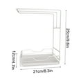 thumbnail image 2 of Mefallenssiah Kitchen Dedicated Dishwashing Cloth Storage Rack, Cloth Rack, towel Rack, Non Perforated Wall Mounted Cloth Rack, 2 of 3