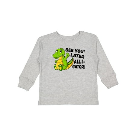

Inktastic See You Later Alligator Gift Toddler Boy or Toddler Girl Long Sleeve T-Shirt