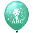 thumbnail image 4 of 20 globos decorativos para la temporada de regreso a clases, con estampado de piruletas de dibujos animados, de látex, para el aula escolar, con letras ABC, para festivales, fiestas, de colores, par, 4 of 4