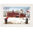 thumbnail image 3 of Winter Friends 1 White Framed Print Wall Art, 3 of 3