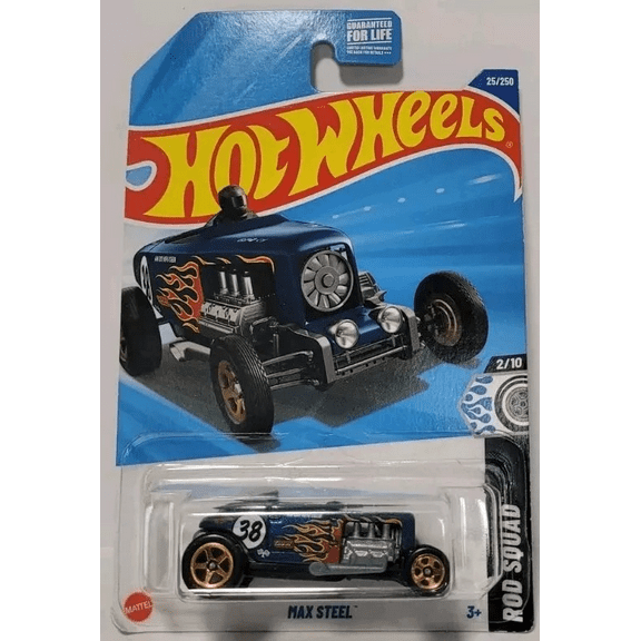 Hot Wheels Max Steel Blue 25/250 Rod Squad 2/10