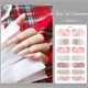 thumbnail image 4 of 2 pegatinas para uñas con patrón navideño, tiras de esmalte de uñas, tiras adhesivas autoadhesivas para arte DIY, 4 of 5