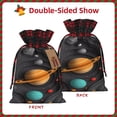 thumbnail image 2 of Rocae Solar System Paper Art Print Christmas Drawstring Linen Gift Bag with Drawstrings Treat Bag Goody Present Bags for Christmas Party Favor, 2 of 8