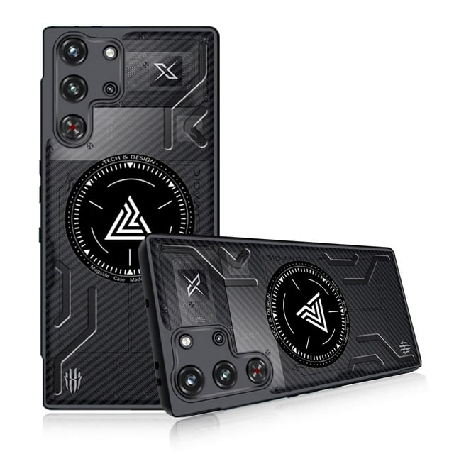 Funda NOUKAJU REDMAGIC 10 Pro con refrigeración anticaída negra