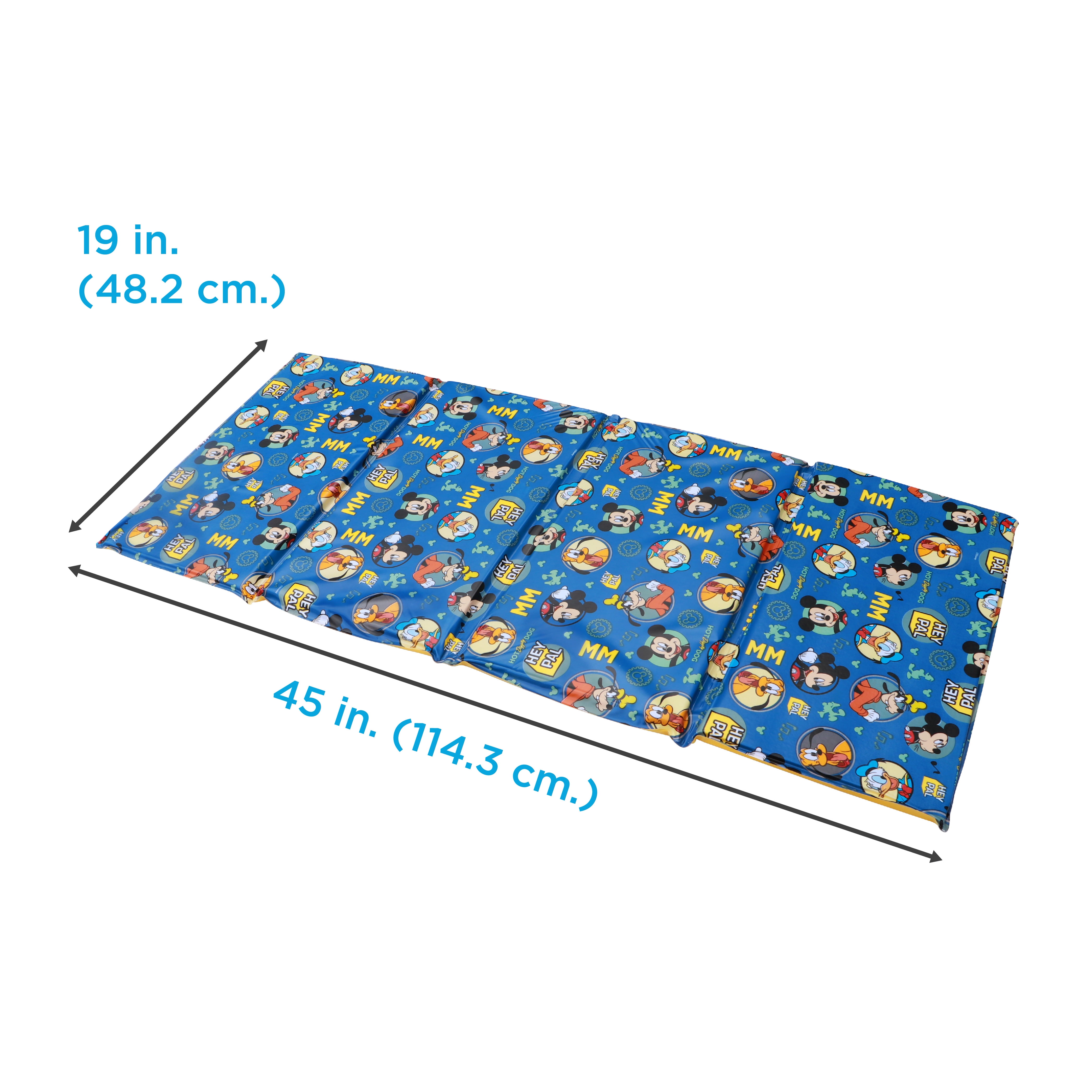 Disney Mickey Mouse Toddler/Child Foam Nap Mat, Blue