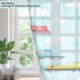 thumbnail image 4 of Yayeee Window Curtains Light Filtering 63"x52" Grommet Panel Pair Home Living Room Decor, Blue Trains Pattern, 4 of 7
