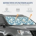 thumbnail image 4 of Fotbe Lilies Flowers 2-Piece Car Windshield Sun Shade | Sun Blocker for Car Windshield | Foldable Automotive Interior Accessories for Sun Protection-Large, 4 of 7