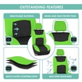 thumbnail image 4 of FH Group Light & Breezy Flat Cloth Car Seat Cover Set For Car Truck SUV Van Green - Front, 4 of 6