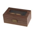 thumbnail image 1 of Caja de almacenamiento de relojes Yuyangstore Madera 3 ranuras 21x12x9cm, 1 of 8