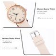 thumbnail image 4 of OULII Lot de 1 Montres pour Adolescentes Filles Décontractées PU Rondes Chronométrage pour Femmes, 4 of 8