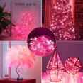 thumbnail image 4 of Cadena de luces CAMANTU, 12 unidades, color rosa, 2 m, 20 LED, impermeables, 4 of 7