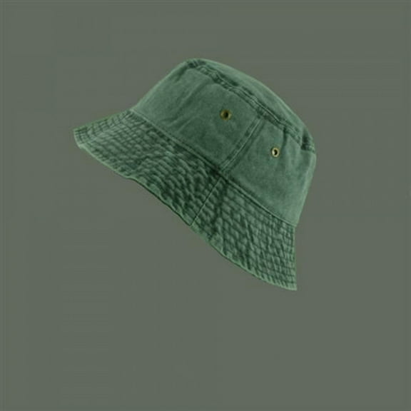 WTXUE Bucket Hat Fishing Hat Bucket Hat Cotton Packable Summer Travel Cap Sun Hat for Men And Women Olive Denim Hat Sun Hats for Women Uv Protection Summer Hats Army Green One Size