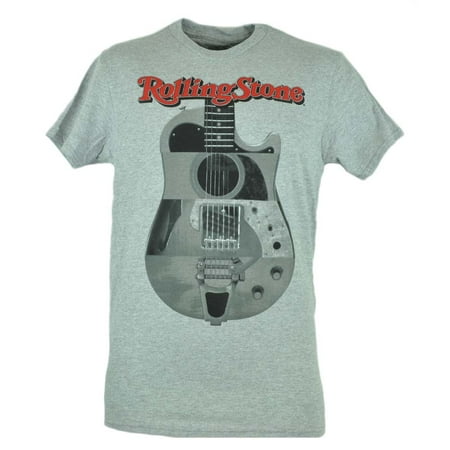 - Rolling Stones Grey Electric Guitar Music Rock Band Classic Tshirt Tee XLarge
