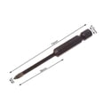 thumbnail image 1 of Carbide Point Spear Head Drill Bit with 4 Cutting Edge for Ceramics Granite Tile, 1 of 7