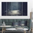 thumbnail image 1 of Dark Forest With Empty Road - Forest Canvas Art Print, 1 of 4
