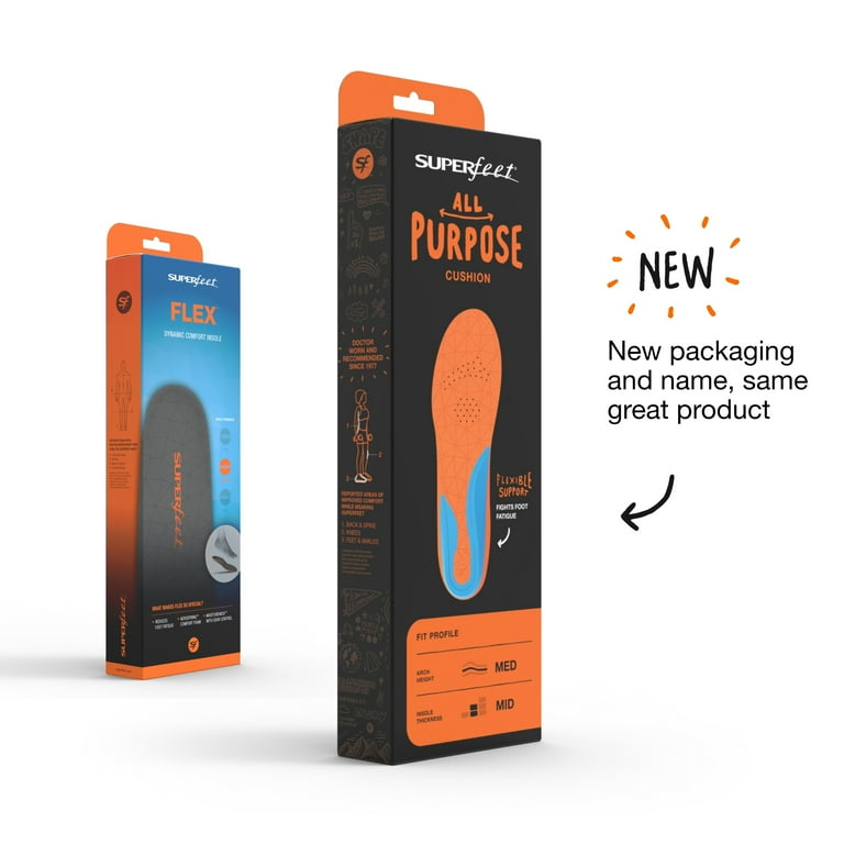 新品未使用　SUPERfeet E 26～28 Superfeet Cushion Insoles - Medium Arch Support for Workout