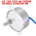 thumbnail image 5 of Motor Síncrono AC 100-127V 60-70RPM 50-60Hz CCW/CW 4W Motor de Plato, 5 of 5