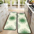 thumbnail image 4 of Kitchen Rugs Sets Of 2,Green Tie Dye Spray Pattern Anti Fatigue Kitchen Mat Rugs Non Slip Washable,Decorative Kitchen Floor Mats for Kitchen,Sink,Laundry,17"x47"+17"x47", 4 of 5
