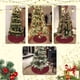 thumbnail image 4 of Falda para árbol de Navidad de 24 pulgadas con lentejuelas, falda para árbol de Navidad vintage, juego de faldas para árbol de Navidad, decoración para fiestas de Navidad, falda para árbol de, 4 of 9
