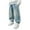 Blue, variant on MEZZALL Boys Casual Straight Leg Jeans Loose Denim Pants With Pockets, Blue, 5-6 Years