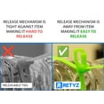 thumbnail image 3 of Retyz Releasable Tie,UV Black,Nylon,PK100 WKT-V24BK-TA, 3 of 4