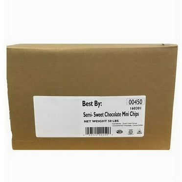 Enjoy Life Semi-Sweet Gluten Free Vegan Chocolate Mini Chips, 50 Pound