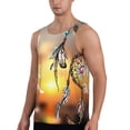 thumbnail image 2 of Pofeuu Follow Your Dream Dreamcatcher Print Men's Workout Tank Tops Sleeveless Muscle Gym Shirt Quick Dry-Small, 2 of 7