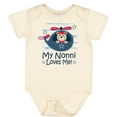 thumbnail image 3 of Inktastic Nonni Loves Me Baby Bear Boys Baby Bodysuit, 3 of 5
