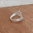 thumbnail image 6 of LD DESIGNS 925 Sterling Silver Adjustable Multi-Strand Wrap Ring – Handmade Boho Statement Ring for Women – Unique Layered Band Gift, 6 of 10