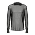 thumbnail image 6 of Men's Mesh Long Sleeve Athletic Shirt Breathable Performance Top For Gym Training And Casual Daily Wear Workout Short Sleeve Tee Shirts for Men Beach Tops Casual Shirt, 6 of 7