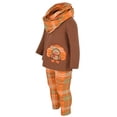 thumbnail image 2 of Unique Baby Girls 3 Piece Thanksgiving Turkey Embroidery Plaid Outfit (9), 2 of 5