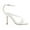 White, variant on Fesfesfes Black Platform Heels European And American Toe High Heel Flip Flops 4.5(35)