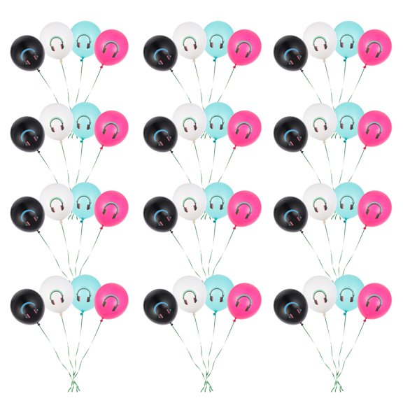 40 Pcs Balloons Music Helium Tanks for Window Decorations Baby