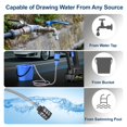 thumbnail image 3 of Thehsnt 24V Cordless Pressure Washer - Battery-Powered w/ Copper Motor & Multi-Nozzle Kit for Car Cleaning, 3 of 11
